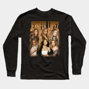 RETRO VINTAGE JENNIFER LOPEZ BOOTLEG STYLE Long Sleeve T-Shirt